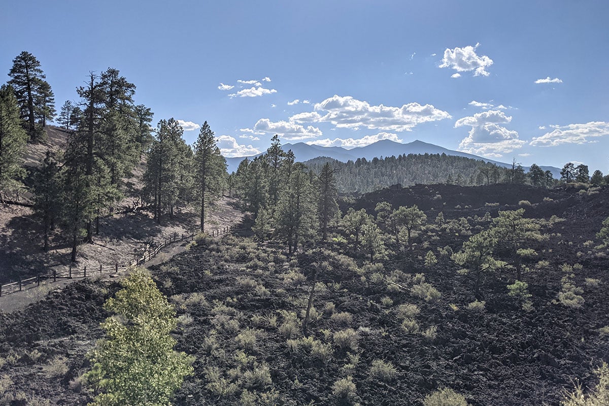 Sunset Crater National Monument near Flagstaff, Arizona