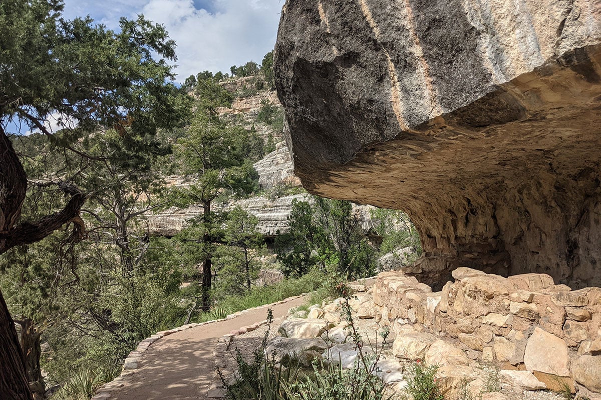 Hike past historic cliff homes at Walnut Canyon National Monument