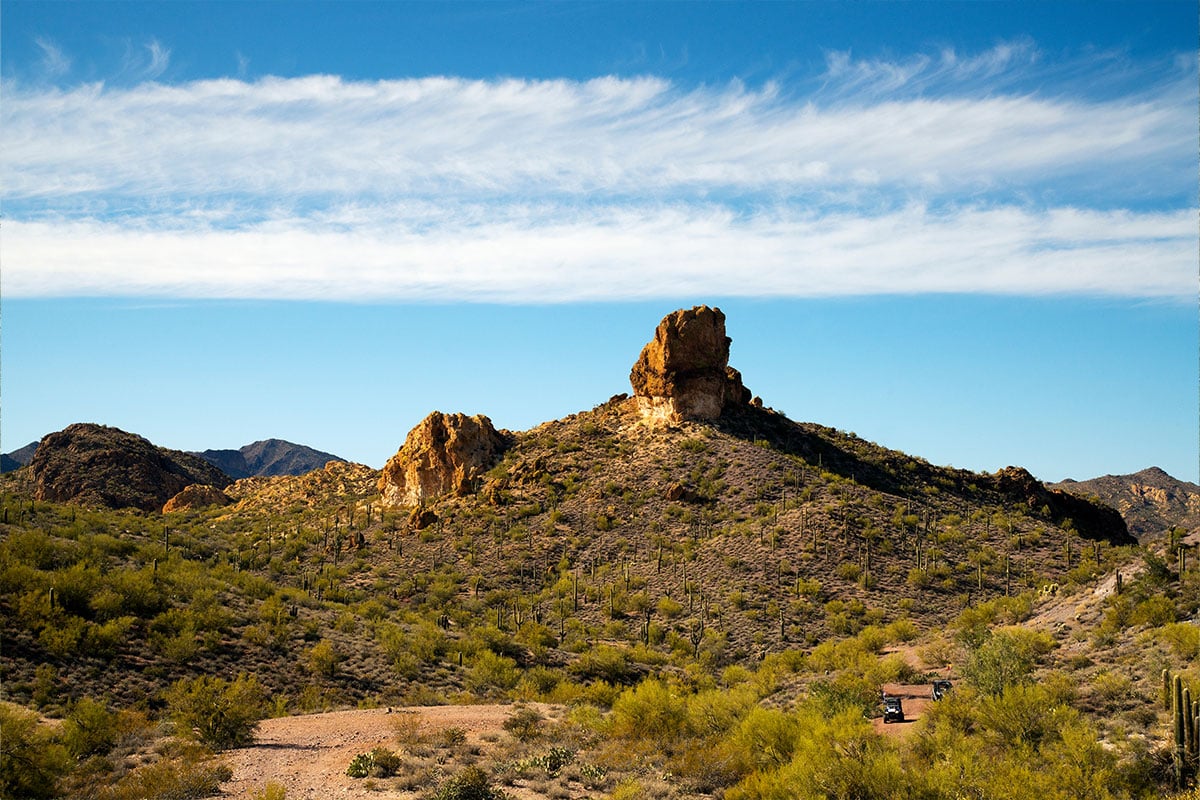 ATVs in the Sonoran Desert near Phoenix, AZ