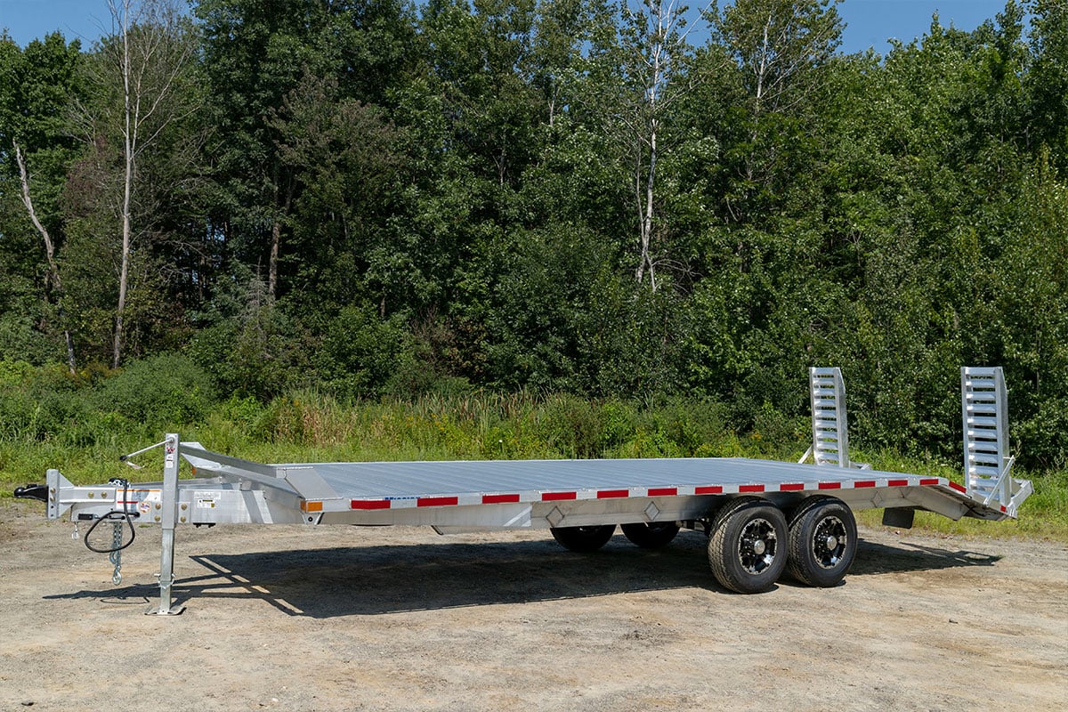ALCOM aluminum open deckover utility trailer