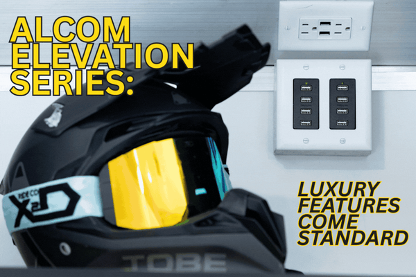 Elevation series snow trailer features animation: luxury is standard with the aluminum enclosed Elevation series from ALCOM